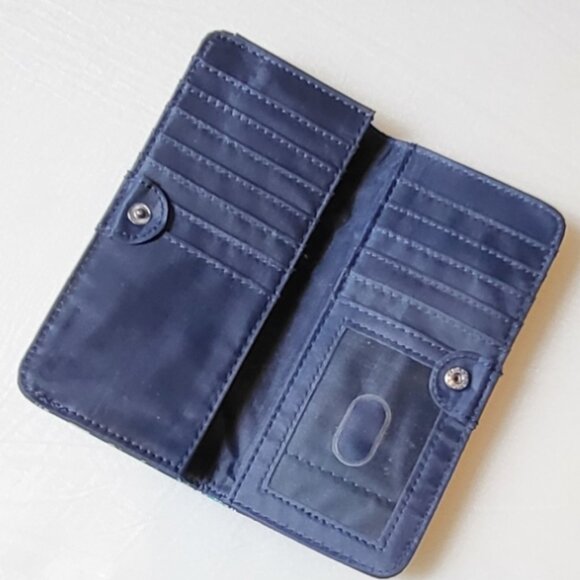 Floral Bifold Wallet w Card Slots & Zipper Coin Pouch - Picture 3 of 7